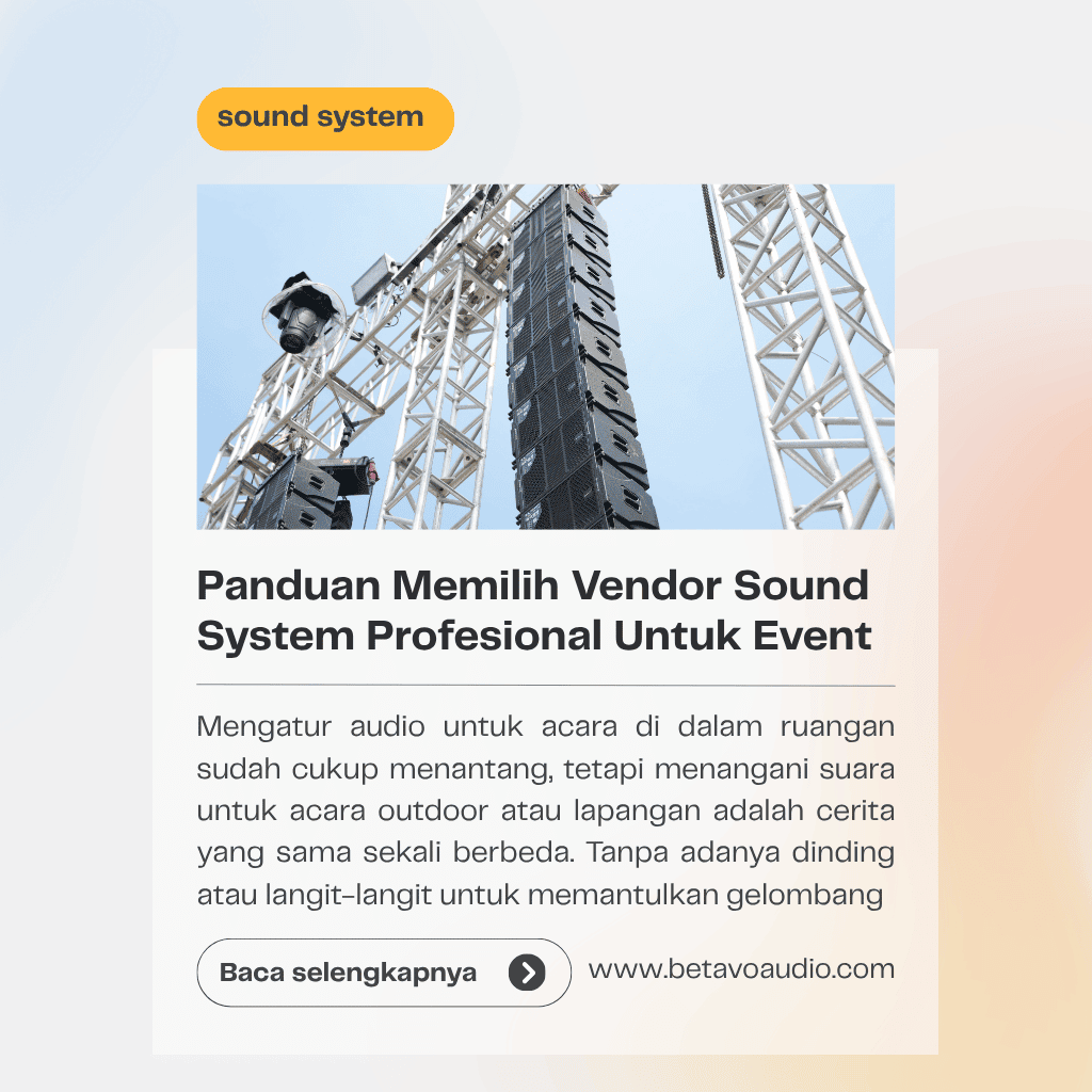 5 Brand Sound System Lapangan Terbaik untuk Acara Outdoor - Betavo ...